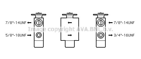 AVA QUALITY COOLING Расширительный клапан, кондиционер MS1101